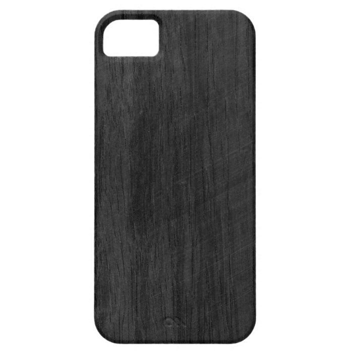 Black Wood Texture iPhone 5 Cover
