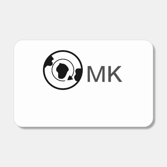 Black world globe add name monogram travel details matchboxes (Front)