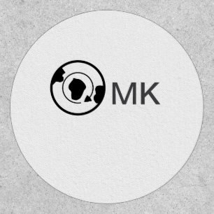 Black world globe add name monogram travel details patch
