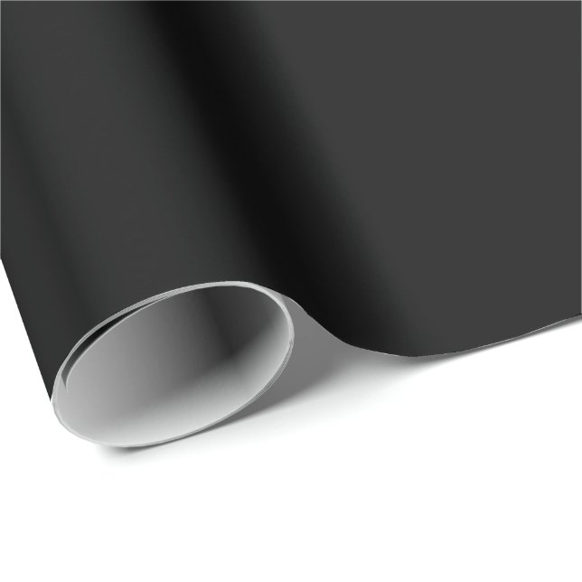 Black Wrapping Paper (Roll Corner)