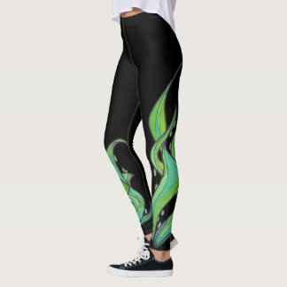 Black Wreckleaf Leggings