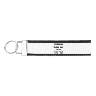 Black Wristband Keychain Custom Gifts for Him