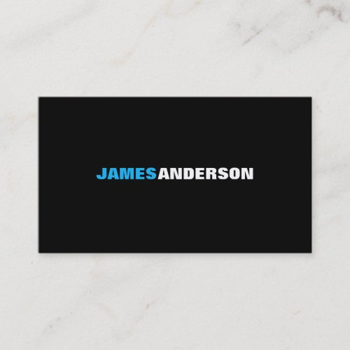 Black X Business Cards