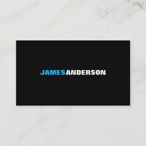 Customizable Black X Business Cards