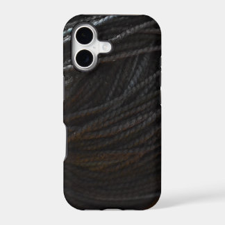 Black Yarn iPhone 17 Case