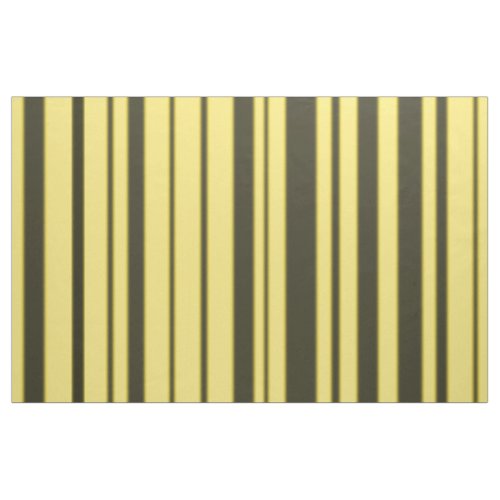 BlackYellow Bee_Inspired Stripes Pattern Fabric