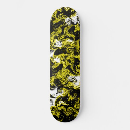 Black Yellow Designer Skateboard