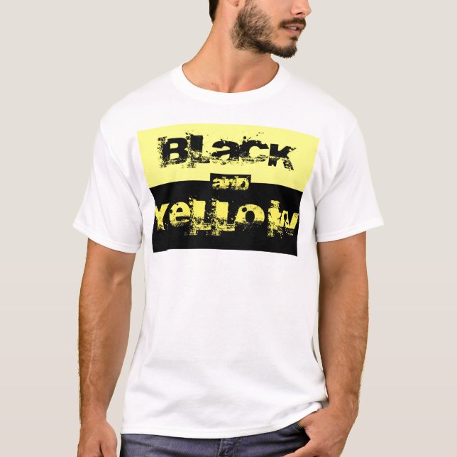 Black & Yellow Fan T-Shirt (Front)