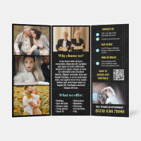 Black Yellow Logo Photos Promo Small Business