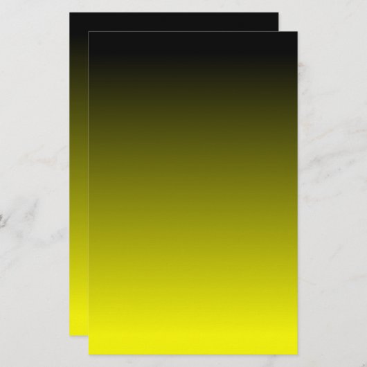 Black Yellow Ombre (Front/Back)