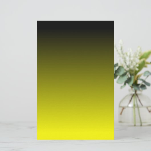 Black Yellow Ombre (Standing Front)