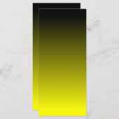 Black Yellow Ombre (Front/Back)