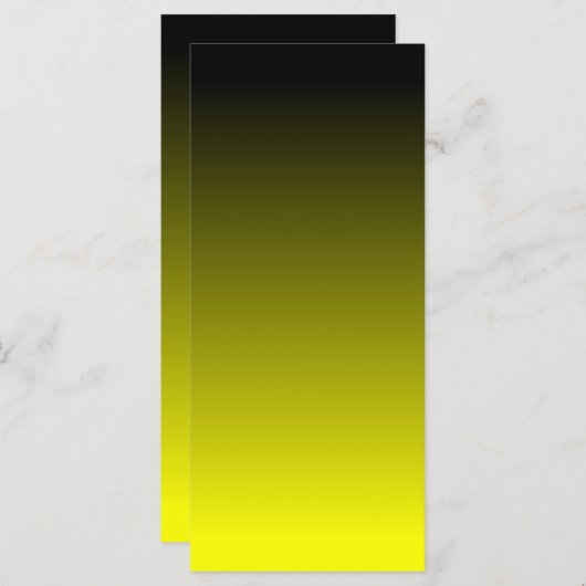 Black Yellow Ombre (Front/Back)