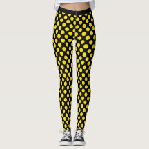 polka dot workout leggings