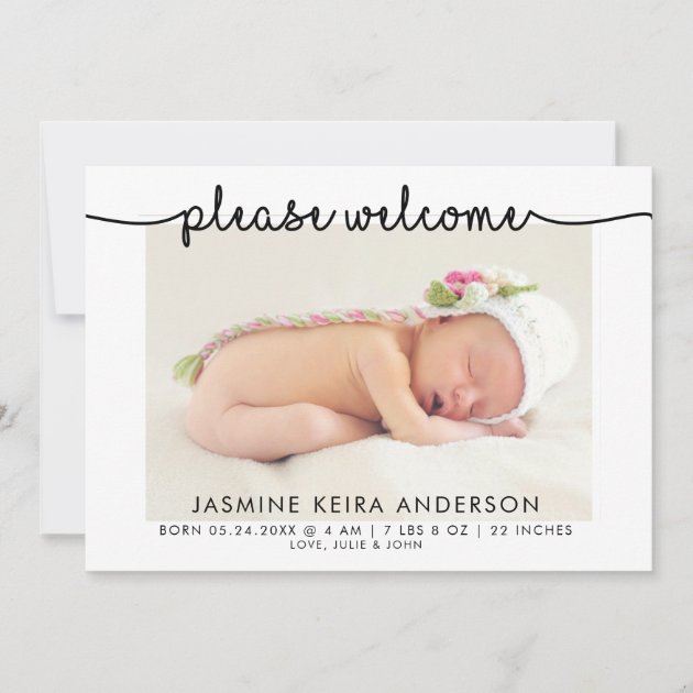 zazzle baby announcements