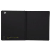 Black Zebra Print Pattern. Cases For iPad (Outside)