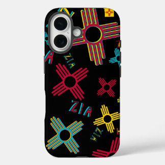 Black ZIA Collage iPhone 16 Protective case NM