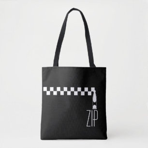 Black ZIP Tote bag