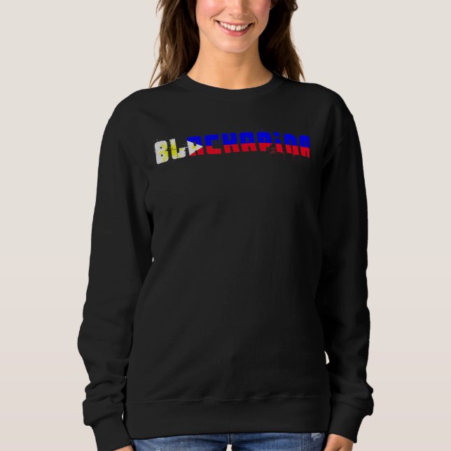 Blackapina Half Black Half Filipino Blackapino Sweatshirt (Front)
