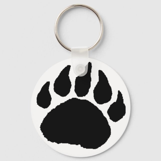 Blackbear Paw Keychain (Front)