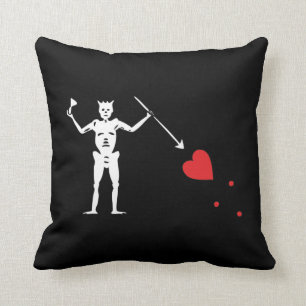 Blackbeard Edward Teach Throw Pillow
