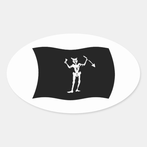 Blackbeard Flag Sticker