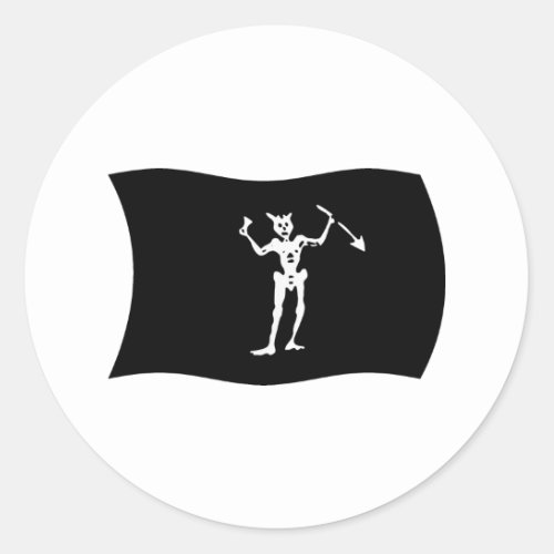 Blackbeard Flag Sticker