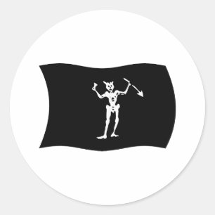 Blackbeard Flag Sticker