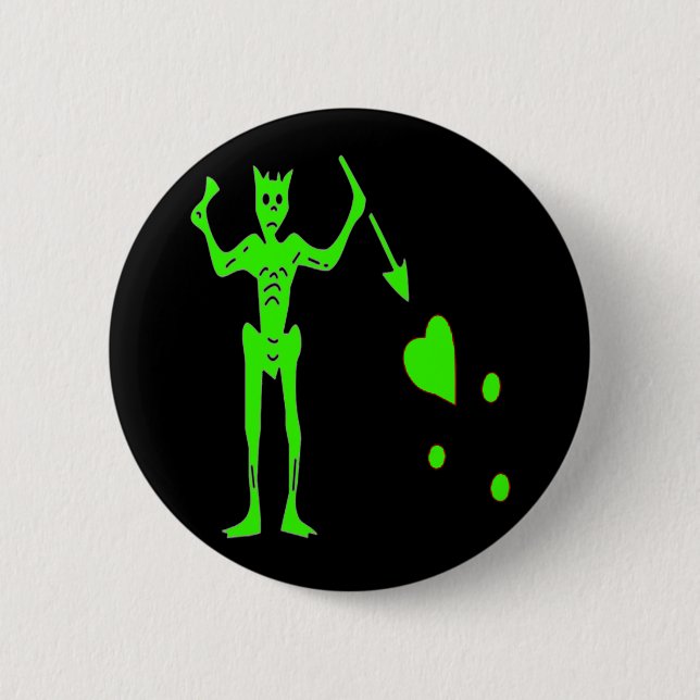 Blackbeard -Green Button (Front)
