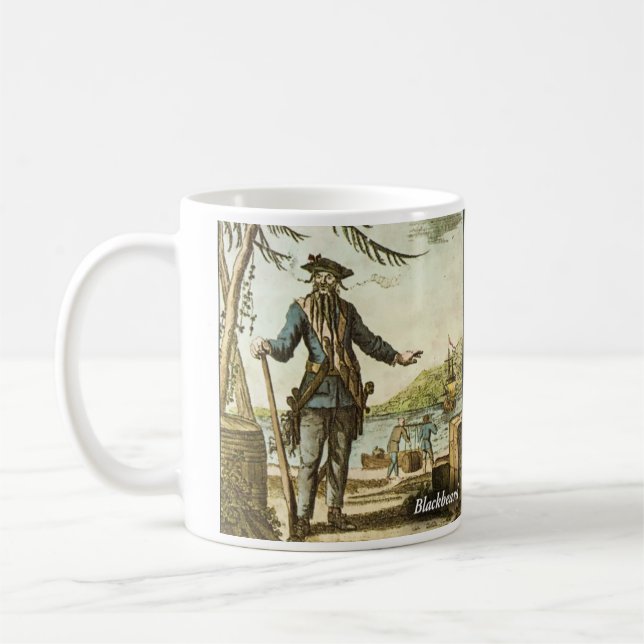 Blackbeard Historical Mug (Left)