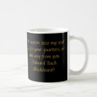Blackbeard Pirate Coffee Mug