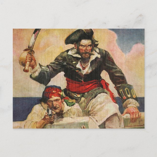 Blackbeard the Buccanneer Postcard (Front)