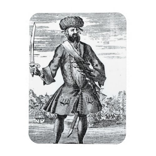 Blackbeard the Pirate from A General History of Magnet