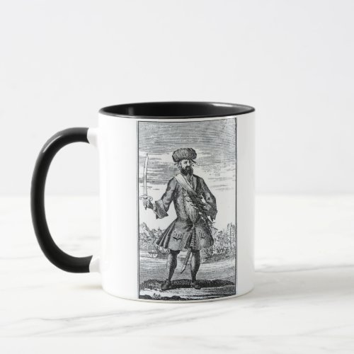 Blackbeard the Pirate from A General History of Mug