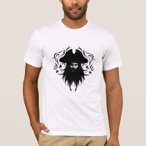 Blackbeard Vector Design T-Shirt