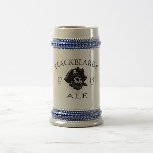 Blackbeards Ale Beer Stein