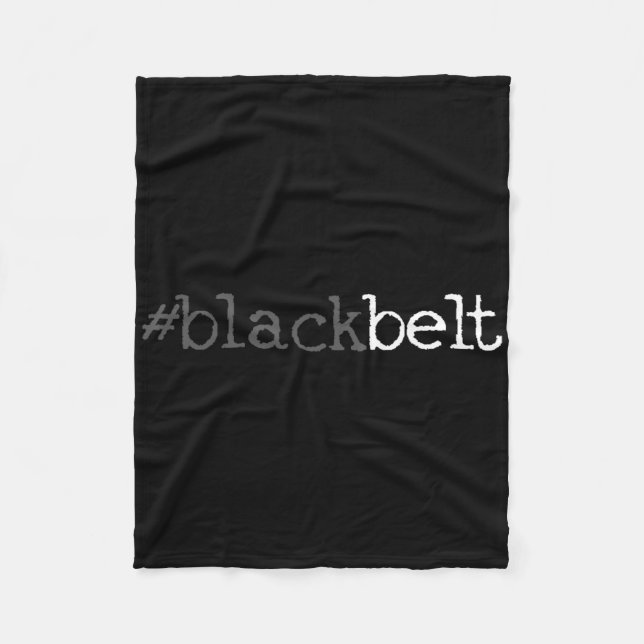 Blackbelt Karate Taekwondo Martial Arts Gift 1  Fleece Blanket (Front)