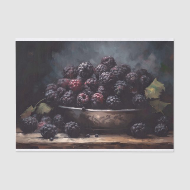 Blackberries 1 Decoupage Paper (Front)