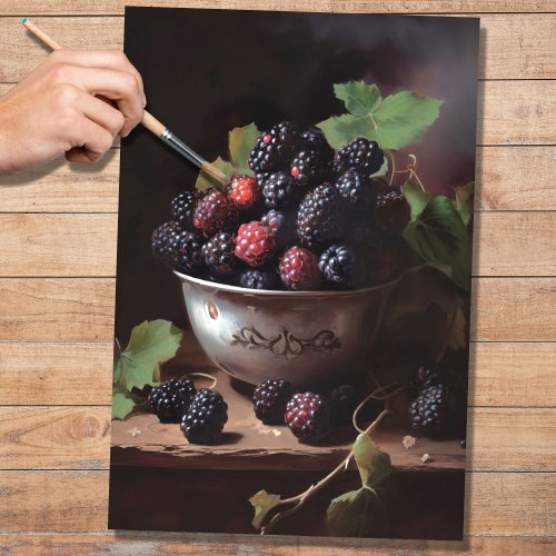Blackberries 5 Decoupage Paper