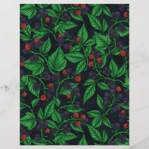 Blackberries on dark gray