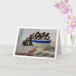 Blackberries on Mosaic Card