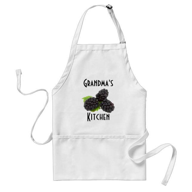 blackberry adult apron (Front)