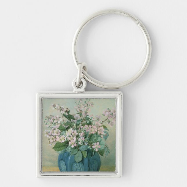 Blackberry Blossoms Keychain (Front)