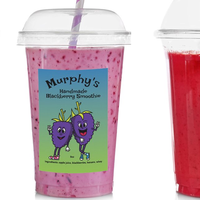 Blackberry Boysenberry Pals Cartoon Pie and More Food Label (Creator Uploaded)