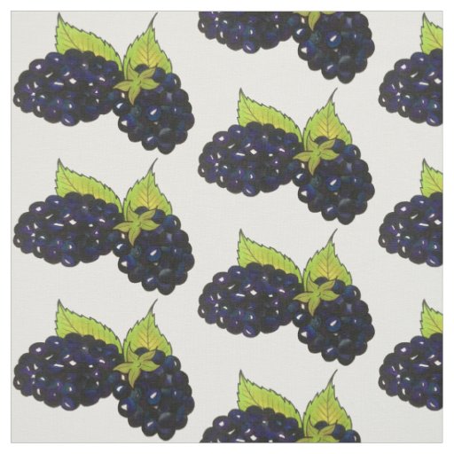 Blackberry Bush Summer Blackberries Berry Berries Fabric