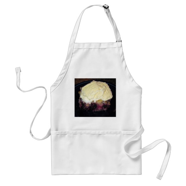 Blackberry Cobbler Adult Apron (Front)
