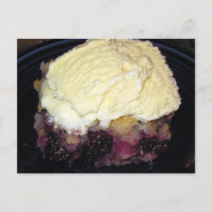 Blackberry Cobbler Recipe Card