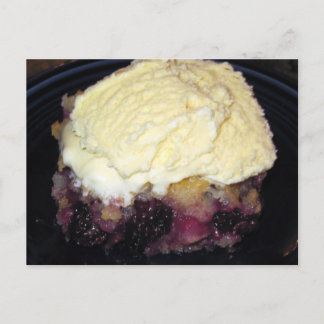 Blackberry Cobbler Recipe Card
