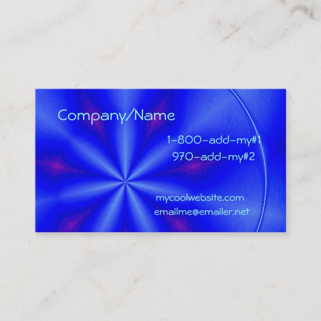 Blackberry Color Business Card (Front)