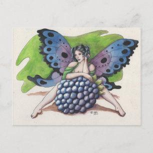Blackberry Fairy Postcard